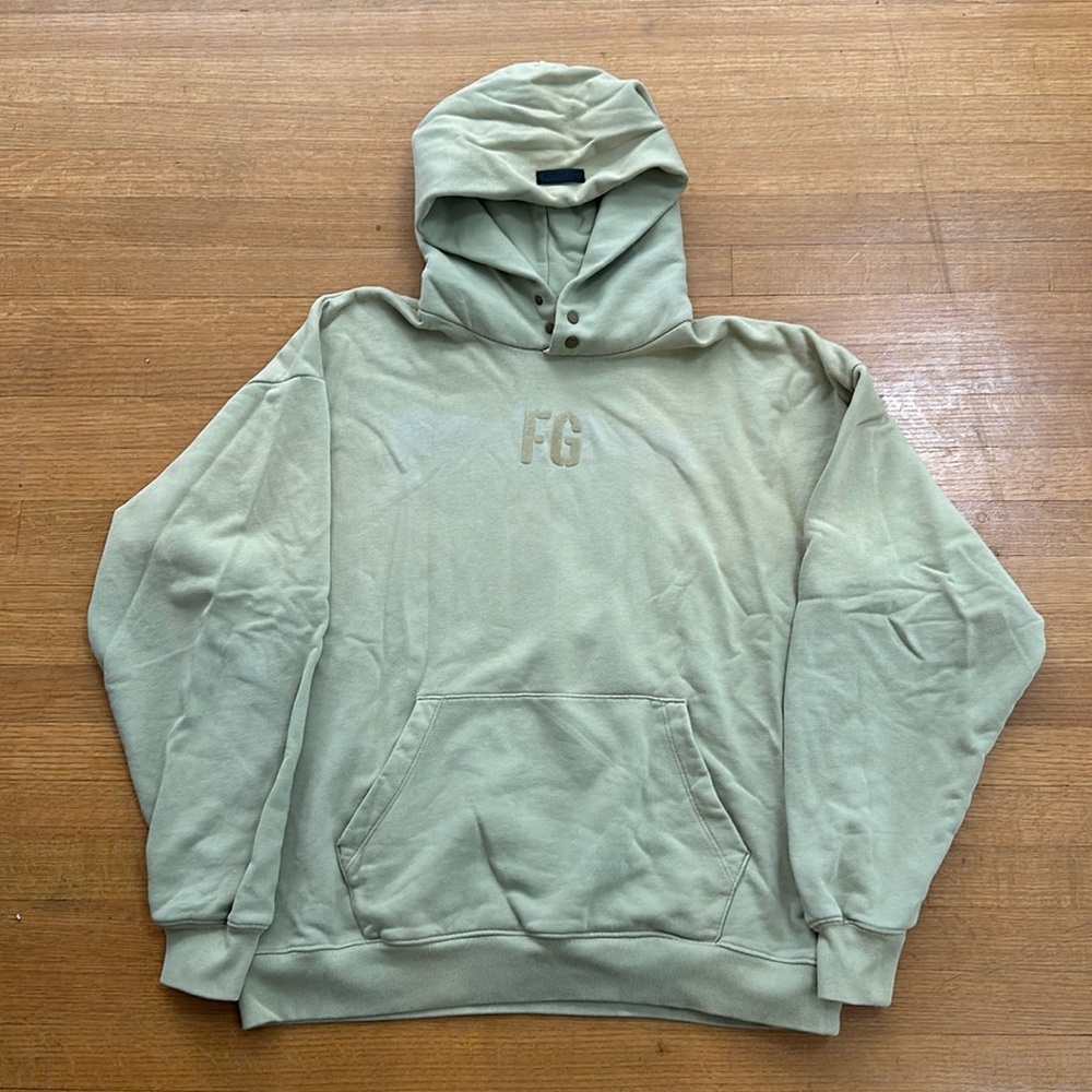 Fear of God FG hoodie Small Vintage Matcha